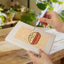 Cargar imagen en el visor de la galería, Punch Needle Kit (4 piezas) con marcos - Street Food 2