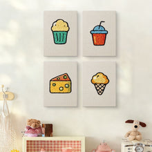 Cargar imagen en el visor de la galería, Punch Needle Kit (4 piezas) con marcos - Colección Bocados Sabrosos 1