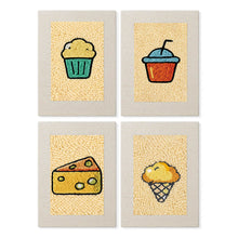 Cargar imagen en el visor de la galería, Punch Needle Kit (4 piezas) con marcos - Colección Bocados Sabrosos 2 Figured'Art