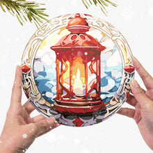 Cargar imagen en el visor de la galería, Pintar por números Juegos de Mesa 20 cm (6 piezas) - Casa de Jengibre, Árbol de Navidad y Diseños de Invierno