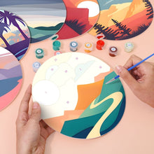 Cargar imagen en el visor de la galería, Pintar por números Juegos de Mesa 20 cm (6 piezas) - Vista a la Naturaleza