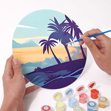 Cargar imagen en el visor de la galería, Pintar por números Juegos de Mesa 20 cm (6 piezas) - Vista a la Naturaleza