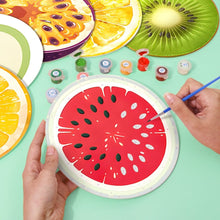 Cargar imagen en el visor de la galería, Pintar por números Sets de Mesa 20 cm (6 piezas) - Rodajas de Frutas Tropicales
