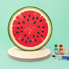 Cargar imagen en el visor de la galería, Pintar por números Sets de Mesa 20 cm (6 piezas) - Rodajas de Frutas Tropicales