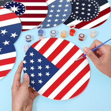 Cargar imagen en el visor de la galería, Pintar por números Juegos de Mesa 20 cm (6 piezas) - Bandera Americana
