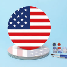 Cargar imagen en el visor de la galería, Pintar por números Juegos de Mesa 20 cm (6 piezas) - Bandera Americana