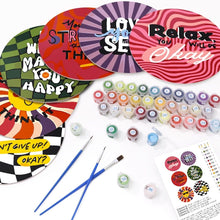 Cargar imagen en el visor de la galería, Pintar por números Sets de Mesa 20 cm (6 piezas) - Cita Motivadora