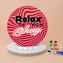 Cargar imagen en el visor de la galería, Pintar por números Sets de Mesa 20 cm (6 piezas) - Cita Motivadora