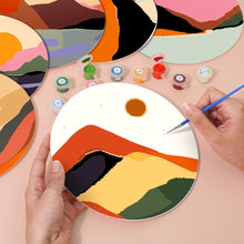 Cargar imagen en el visor de la galería, Pintar por números Juegos de Mesa 20 cm (6 piezas) - Montaña Abstracta Moderna
