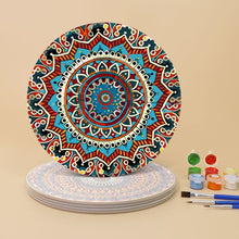 Cargar imagen en el visor de la galería, Pintar por números Juegos de Mesa 20 cm (6 piezas) - Mandala Bohemio Redondo