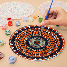 Cargar imagen en el visor de la galería, Pintar por números Juegos de Mesa 20 cm (6 piezas) - Mandala Bohemio Redondo