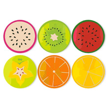 Cargar imagen en el visor de la galería, Pintar por números Juegos de Mesa 20 cm (6 piezas) - Rodajas de Frutas Coloridas
