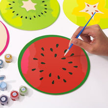 Cargar imagen en el visor de la galería, Pintar por números Juegos de Mesa 20 cm (6 piezas) - Rodajas de Frutas Coloridas