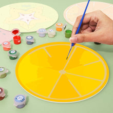 Cargar imagen en el visor de la galería, Pintar por números Juegos de Mesa 20 cm (6 piezas) - Rodajas de Frutas Coloridas