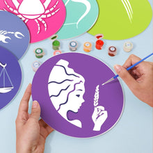 Cargar imagen en el visor de la galería, Pintar por números Juegos de Mesa 20 cm (12 piezas) - Serie Signos del Zodiaco 2