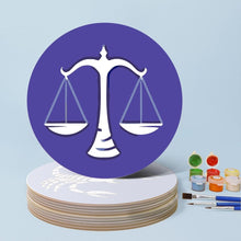 Cargar imagen en el visor de la galería, Pintar por números Juegos de Mesa 20 cm (12 piezas) - Serie Signos del Zodiaco 2