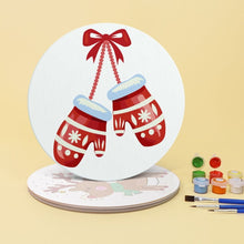 Cargar imagen en el visor de la galería, Pintar por números Salvamanteles 20 cm (4 piezas) - Manoplas y Reno Acogedores