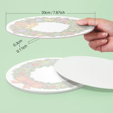 Cargar imagen en el visor de la galería, Pintar por números Salvamenteles 20 cm (4 piezas) - Árboles y Coronas Eternas