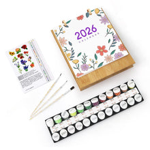 Cargar imagen en el visor de la galería, Calendario Pintura por Números 2026 - Flores de Estación