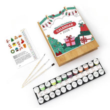 Cargar imagen en el visor de la galería, Calendario Pintura por Números 2026 - Iconos Clásicos de Navidad