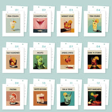 Cargar imagen en el visor de la galería, Calendario Pintura por Números 2026 - Cócteles Clásicos