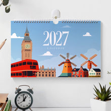 Cargar imagen en el visor de la galería, Calendario Pintura por Números 2027 - Monumentos Famosos