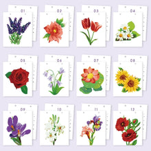 Cargar imagen en el visor de la galería, Calendario Pintura por Números 2027 - Flores de Temporada