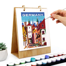 Cargar imagen en el visor de la galería, Calendario Pintura por Números 2027 - Viajes por el Mundo
