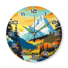 Cargar imagen en el visor de la galería, Reloj de Pintar por Números - Montaña al Atardecer