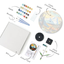 Cargar imagen en el visor de la galería, Reloj de Pintar por Números - Montaña al Atardecer