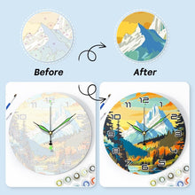 Cargar imagen en el visor de la galería, Reloj de Pintar por Números - Montaña al Atardecer
