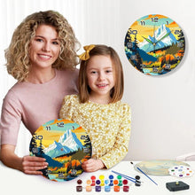 Cargar imagen en el visor de la galería, Reloj de Pintar por Números - Montaña al Atardecer