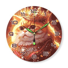 Cargar imagen en el visor de la galería, Reloj de Pintar por Números - Gato Real