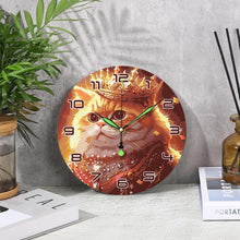 Cargar imagen en el visor de la galería, Reloj de Pintar por Números - Gato Real