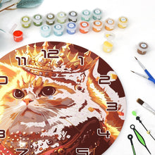 Cargar imagen en el visor de la galería, Reloj de Pintar por Números - Gato Real