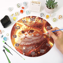 Cargar imagen en el visor de la galería, Reloj de Pintar por Números - Gato Real
