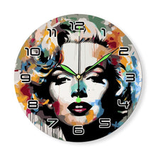 Cargar imagen en el visor de la galería, Reloj de Pintar por Números - Retrato de Marilyn