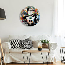 Cargar imagen en el visor de la galería, Reloj de Pintar por Números - Retrato de Marilyn