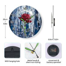 Cargar imagen en el visor de la galería, Reloj de Pintar por Números - Rosa Encantada