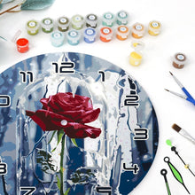 Cargar imagen en el visor de la galería, Reloj de Pintar por Números - Rosa Encantada