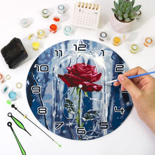 Cargar imagen en el visor de la galería, Reloj de Pintar por Números - Rosa Encantada
