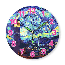 Cargar imagen en el visor de la galería, Reloj de Pintar por Números - La Noche Estrellada
