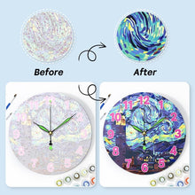 Cargar imagen en el visor de la galería, Reloj de Pintar por Números - La Noche Estrellada