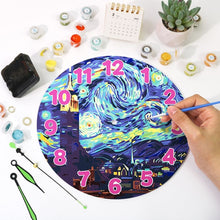 Cargar imagen en el visor de la galería, Reloj de Pintar por Números - La Noche Estrellada