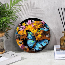 Cargar imagen en el visor de la galería, Reloj de Pintar por Números - Mariposas y Flores
