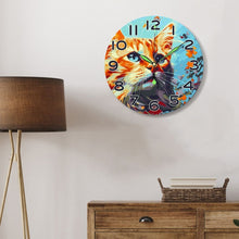 Cargar imagen en el visor de la galería, Reloj de Pintar por Números - Gato Curioso