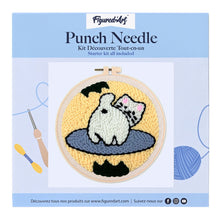 Cargar imagen en el visor de la galería, Punch Needle Gato juguetón