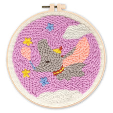 Cargar imagen en el visor de la galería, Punch Needle Elefante volador