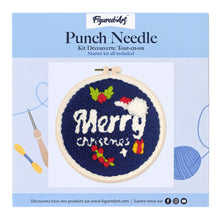 Cargar imagen en el visor de la galería, Punch Needle Feliz Navidad