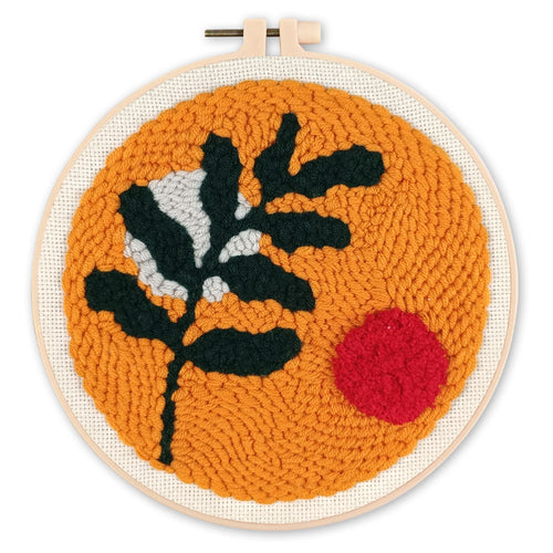 Punch Needle Abstracto botánico 1